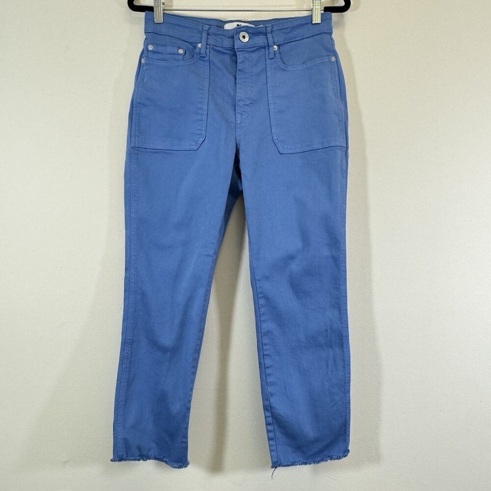 Vineyard Vines Women’s Utility Crop Jeans Size 29 High Rise Straight Leg